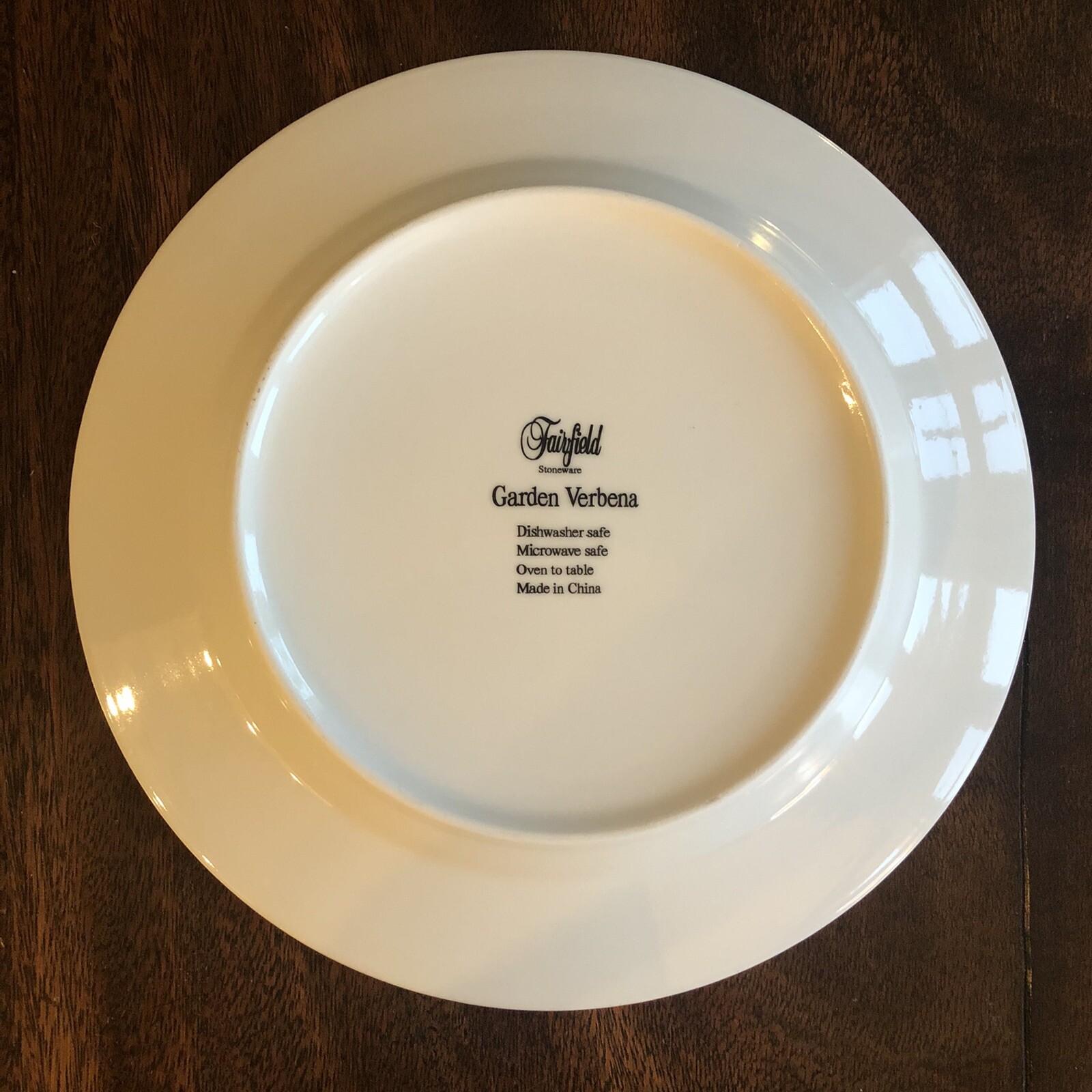 Fairfield Garden Verbena Dinner Plate 10.25″ 1 Of 6 Sold Separately