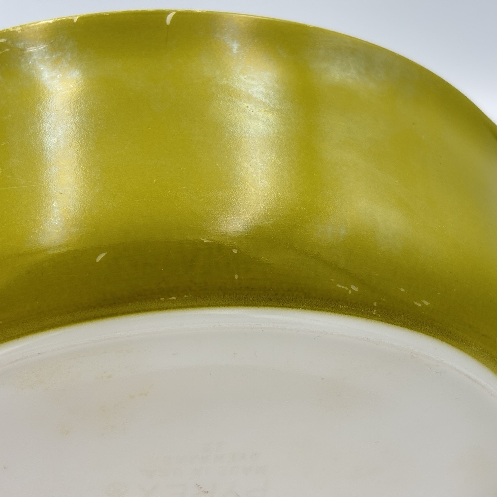 Vtg. PYREX Verde Olive Green 1-1/2 Qt. Oval Casserole Dish W/ Lid 043 Ovenware