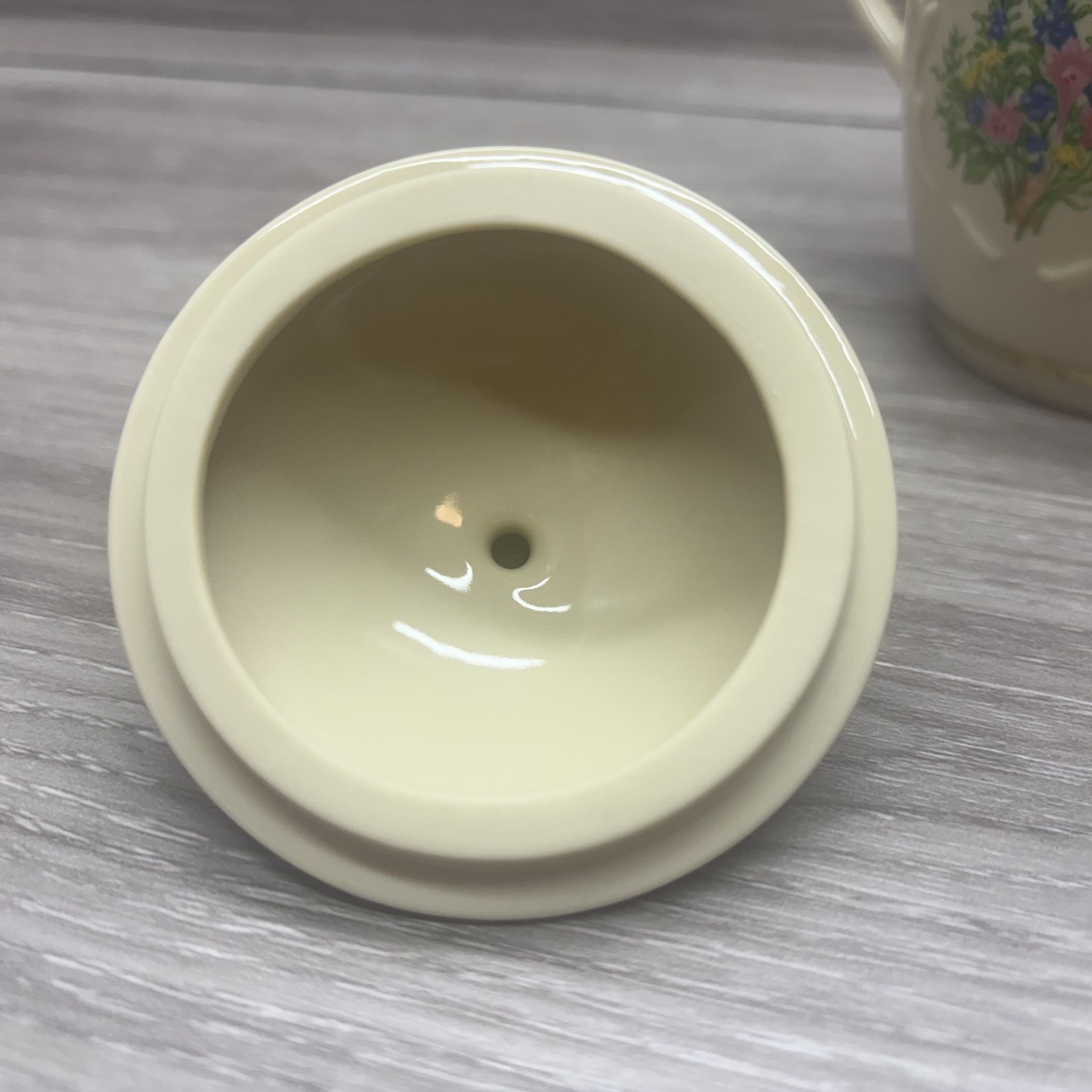 1995 Lenox Spice Garden Creamer & Sugar Bowl with Lid Y0011