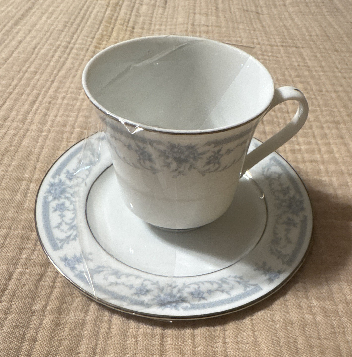 Sheffield Blue Whisper Porcelain Fine China Cup & Saucer Set Japan 1985