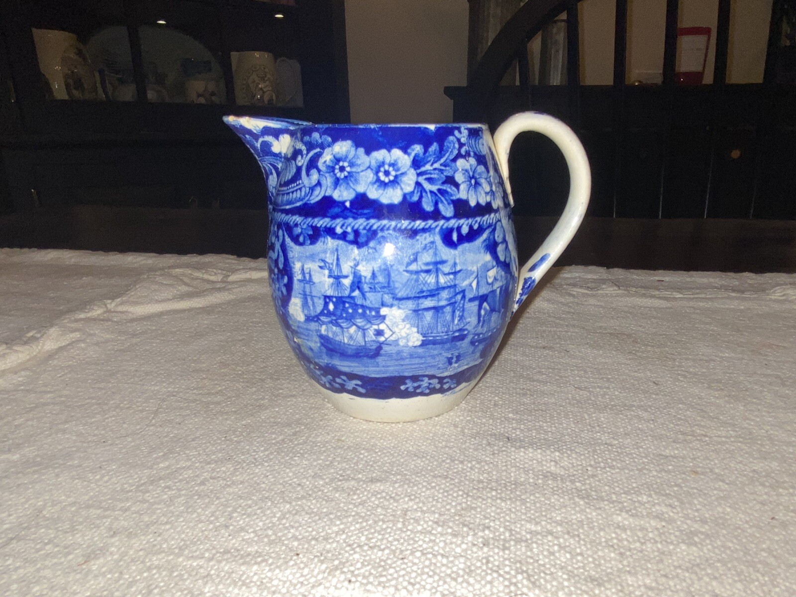 Historical Staffordshire Macdonough’s Victory Barrel From Creamer