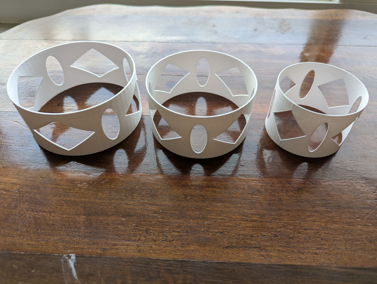 Set of 3 Pyrex Mixing Cinderella Bowl Display Stands 3D Printed STANDS ONLY