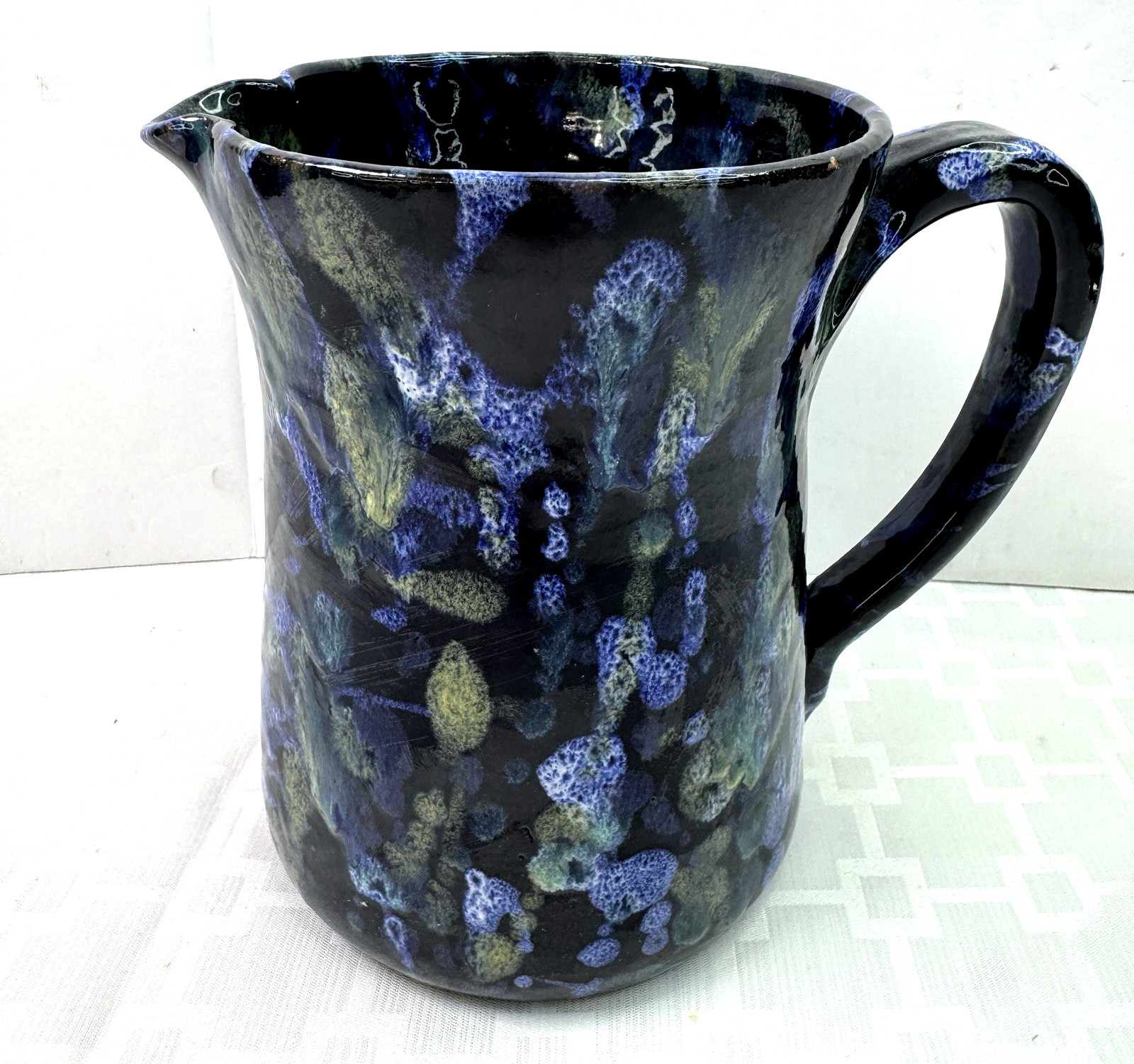 Vintage Cole Pottery Pitcher Kenneth George Sanford North Carolina Art Pottery