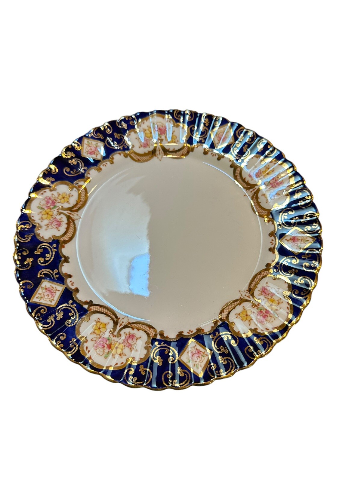 Royal Stafford Bone China England Heritage Cobalt Blue TRIO(s) Cup Saucer Plate