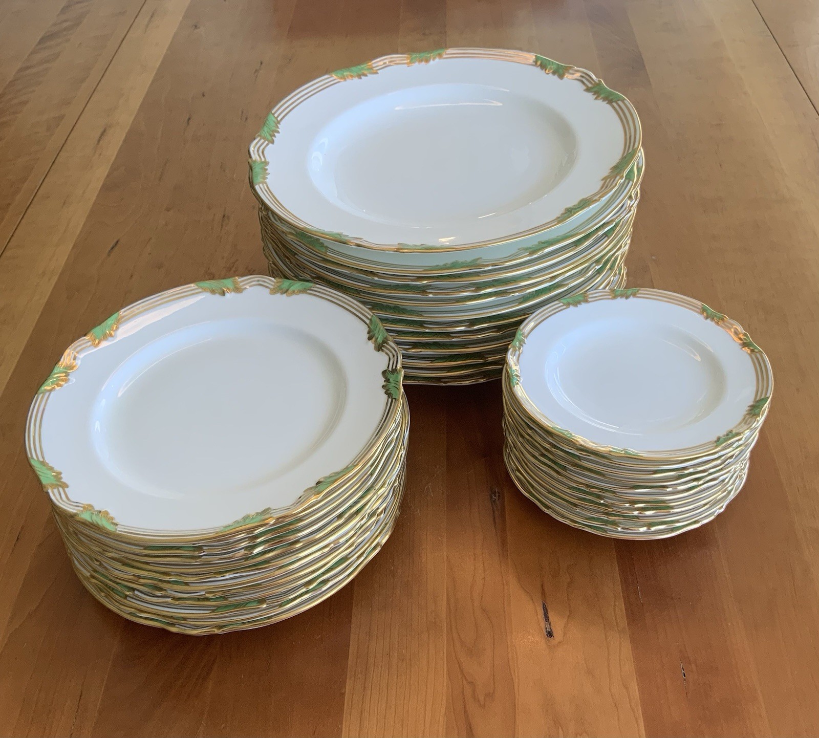 Large Lot Coalport Pattern 6486 ( Set Of 12 Dinner Plates & More) 35 PCs