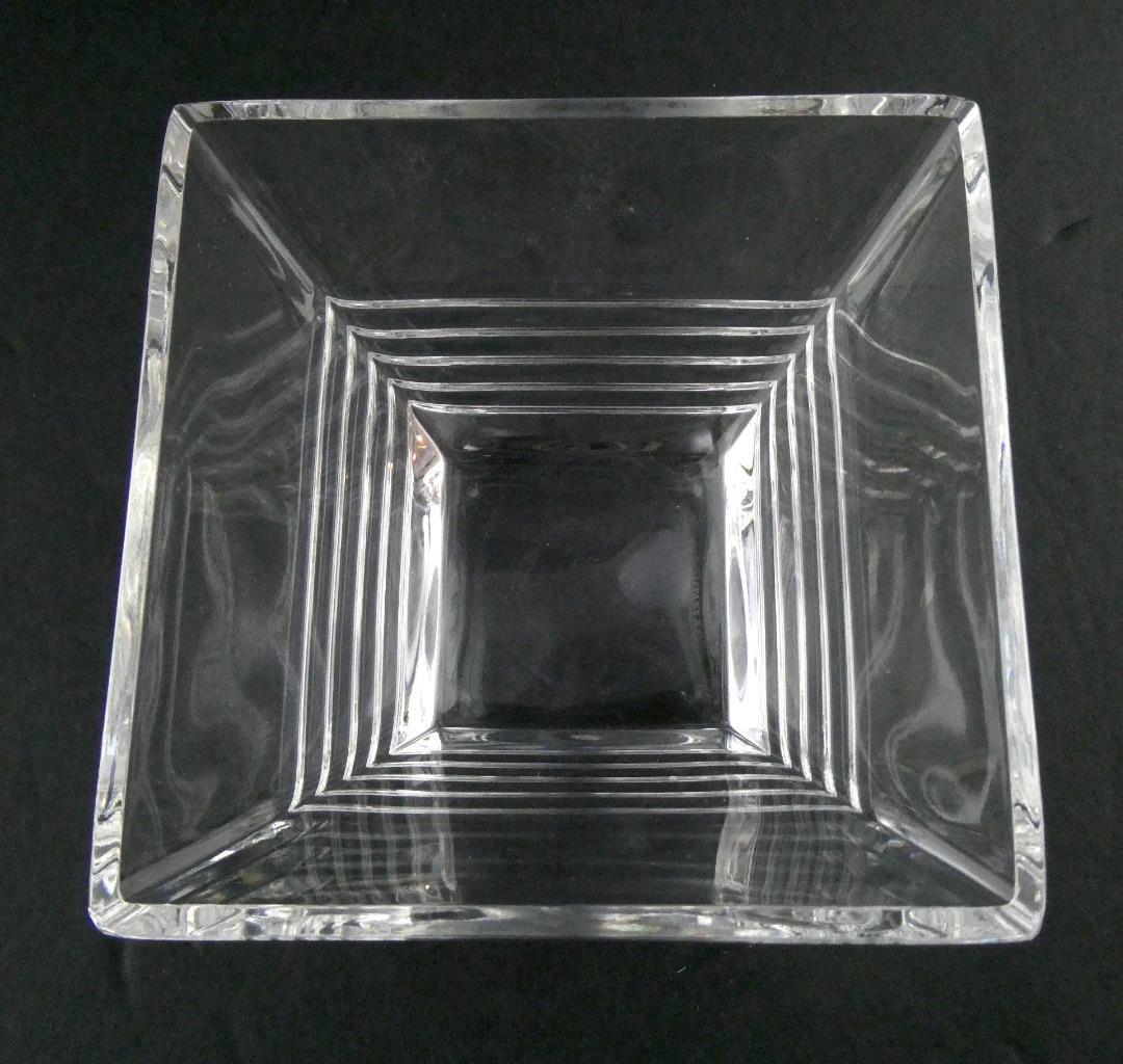 Tiffany and Company Crystal TFC73 4.25 Inch Square Bowl