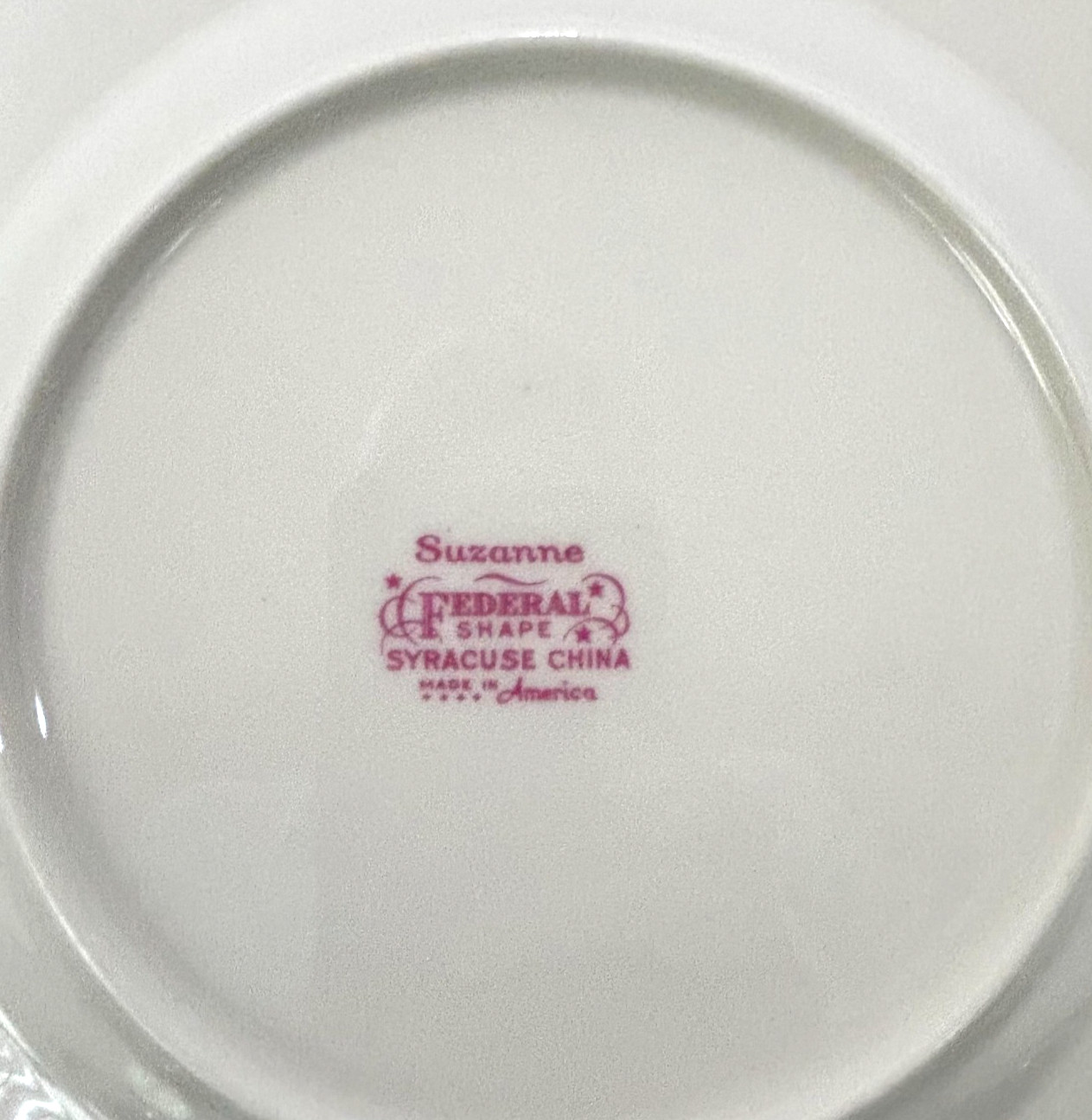 Vintage Mismatched Fine China Salad Party Dessert Plates Set of 4 Sage Greens