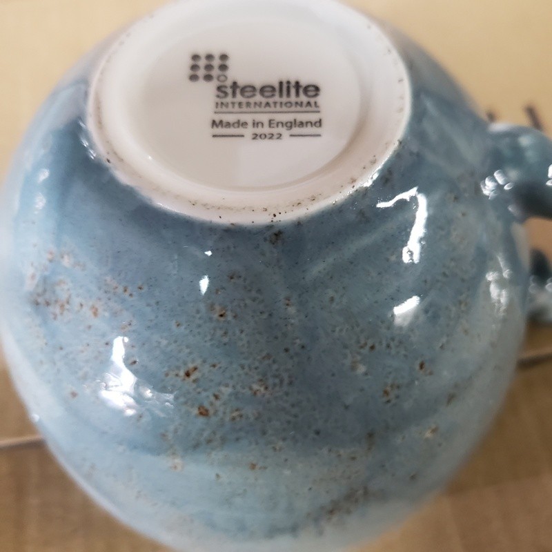Steelite Craft, England: NEW Blue 16 oz Coffee Cup Cereal Bowl 4 dozen available