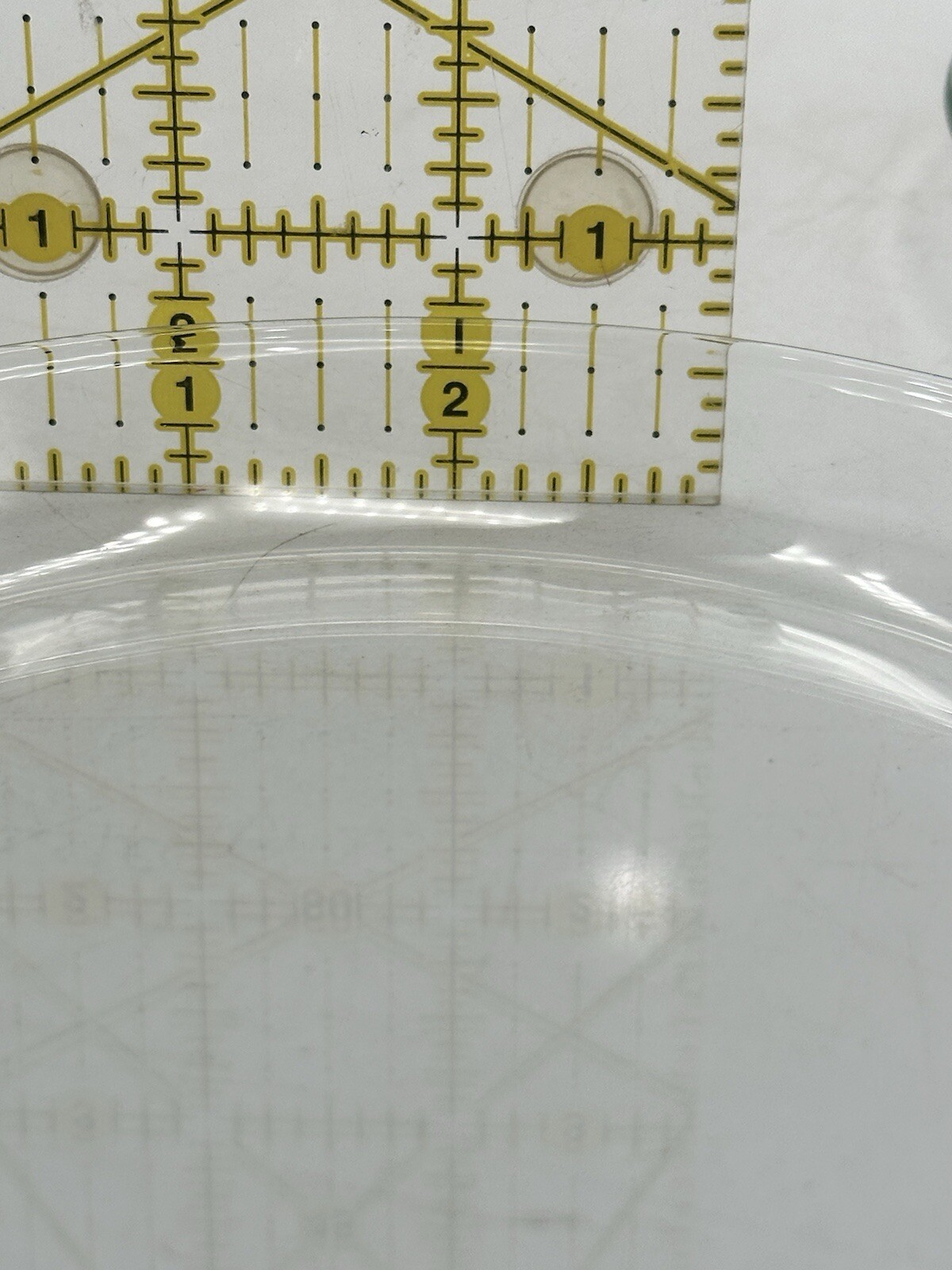 Clear Glass 6.25” Snack Or Candle Plate Set Of 6 With 5/8” Spill Guard Lip