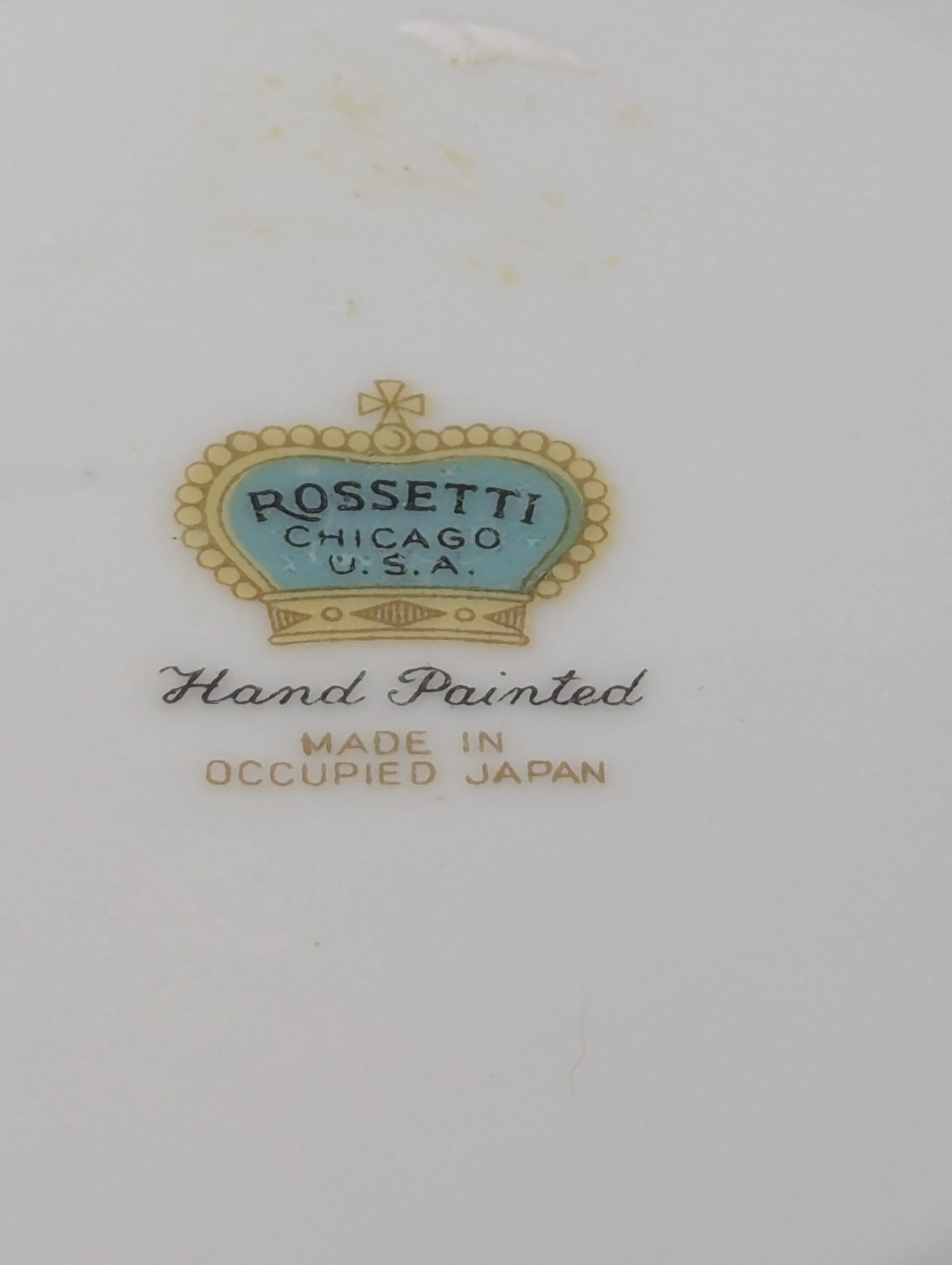Rosetti Chicago Vintage Bon Bon Candy Tidbit Plate Made In Occupied Japan