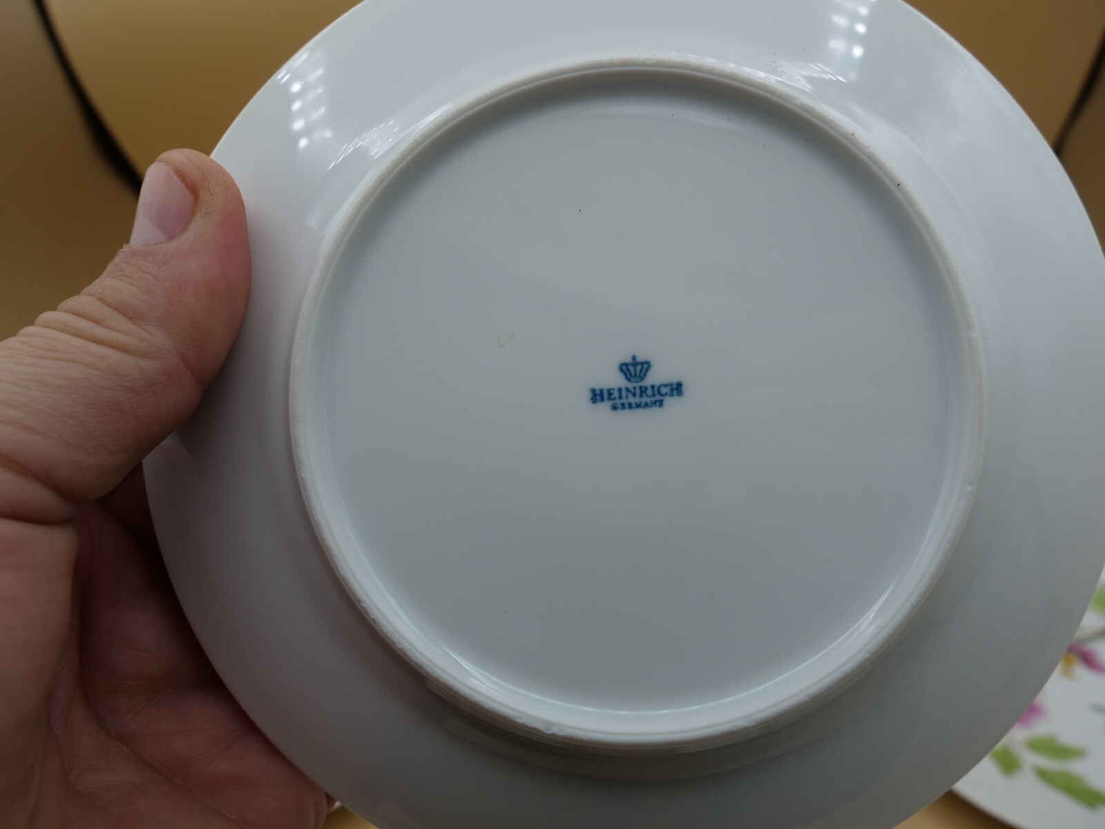 Set of 7 HEINRICH Germany Floral Dessert Plates 6.5in