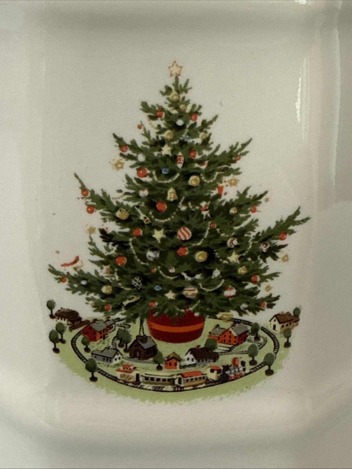 Pfaltzgraff CHRISTMAS HERITAGE Creamer and Sugar Bowl with Lid Tree With Box
