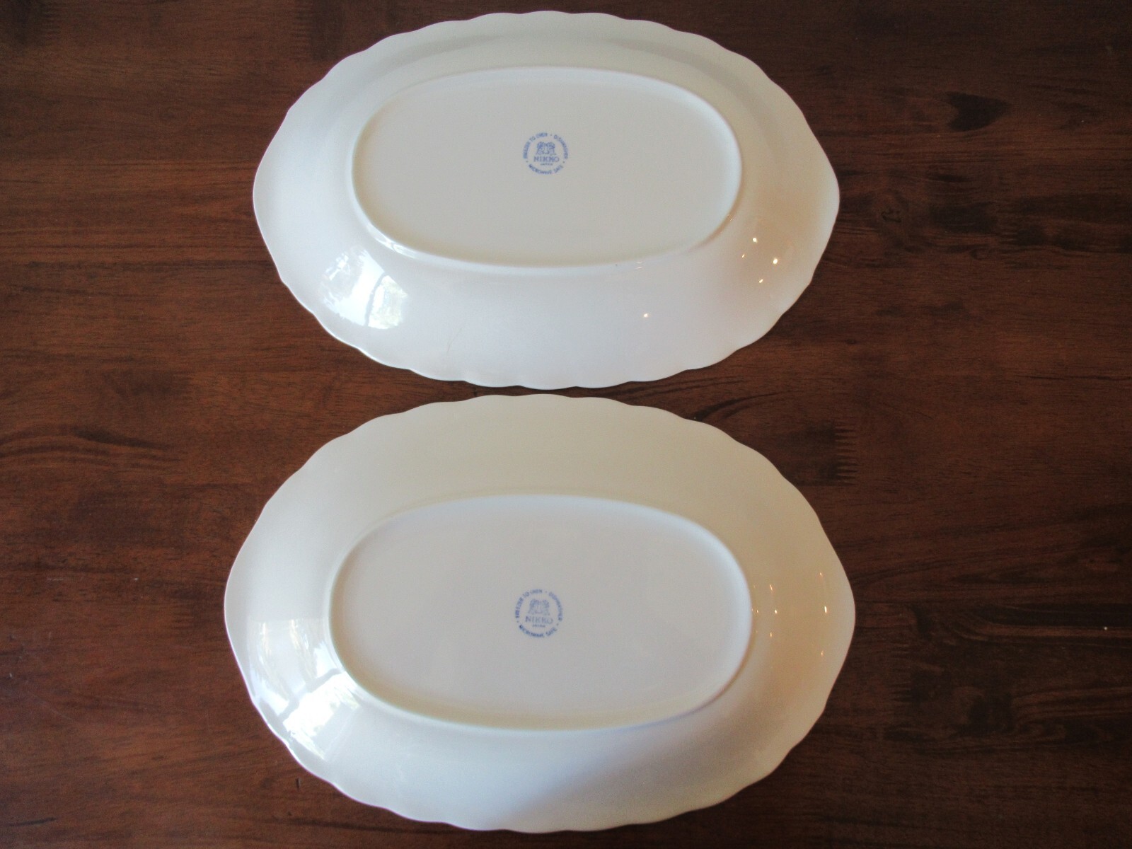 2 Nikko Pink Peony 9 in Platters, HTF Nikko Pink Peony 9 in Trays 2 Japan EUC,