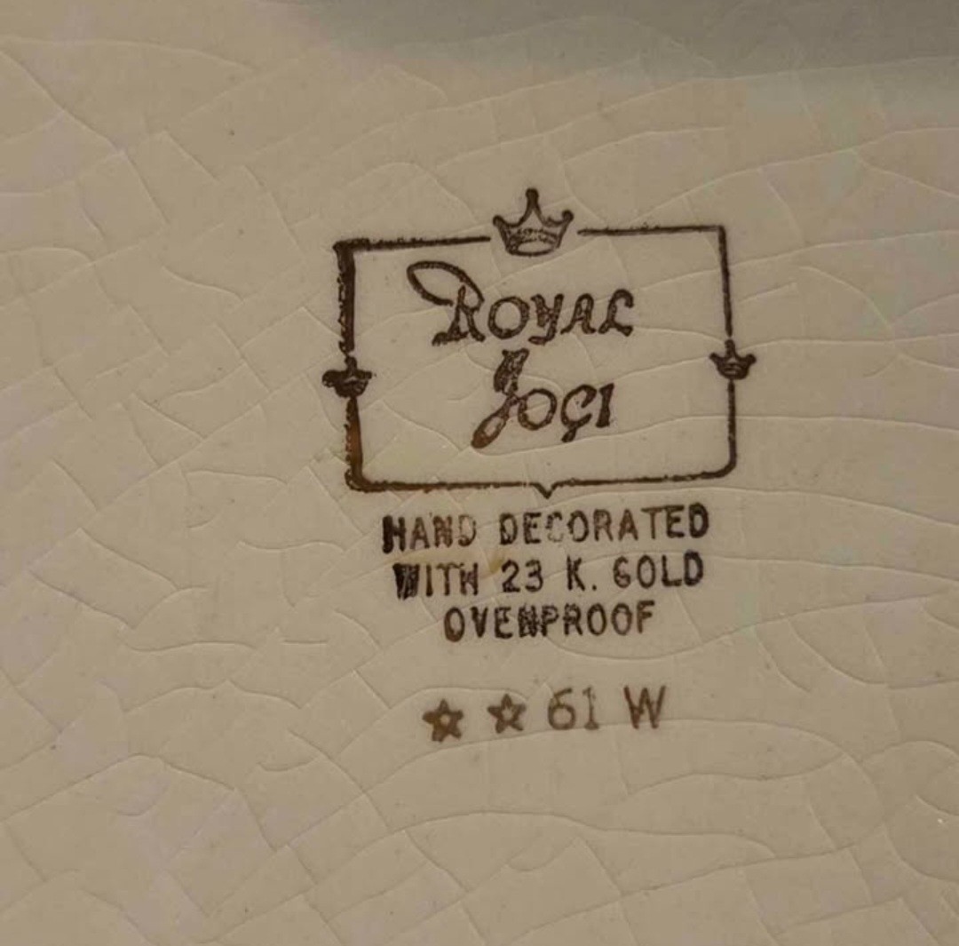 Royal Joci Wheat Pattern Ceramic Dinner Set Ovenproof Plates Bowls Saucers