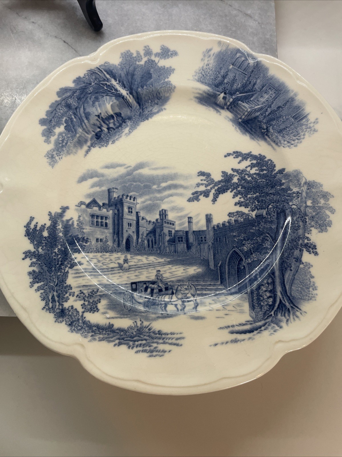 Vintage 1960s-1970s Hadden Hall Plates 3-9” And 3-10” Set Of 6.