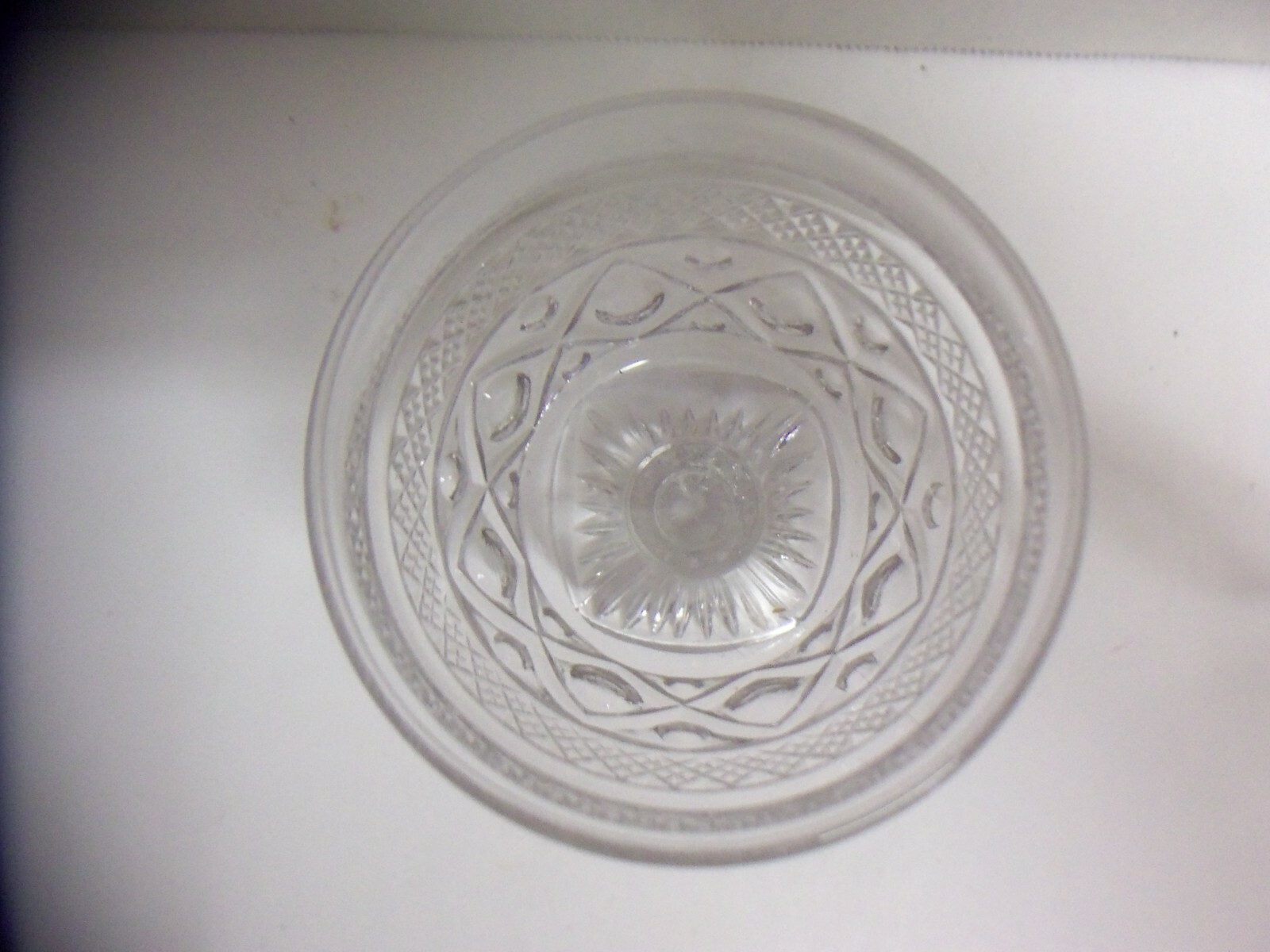 Single Clear Glass Footed Dessert Cup See Picture For Design 3 3/4″ Tall X 3 3/4