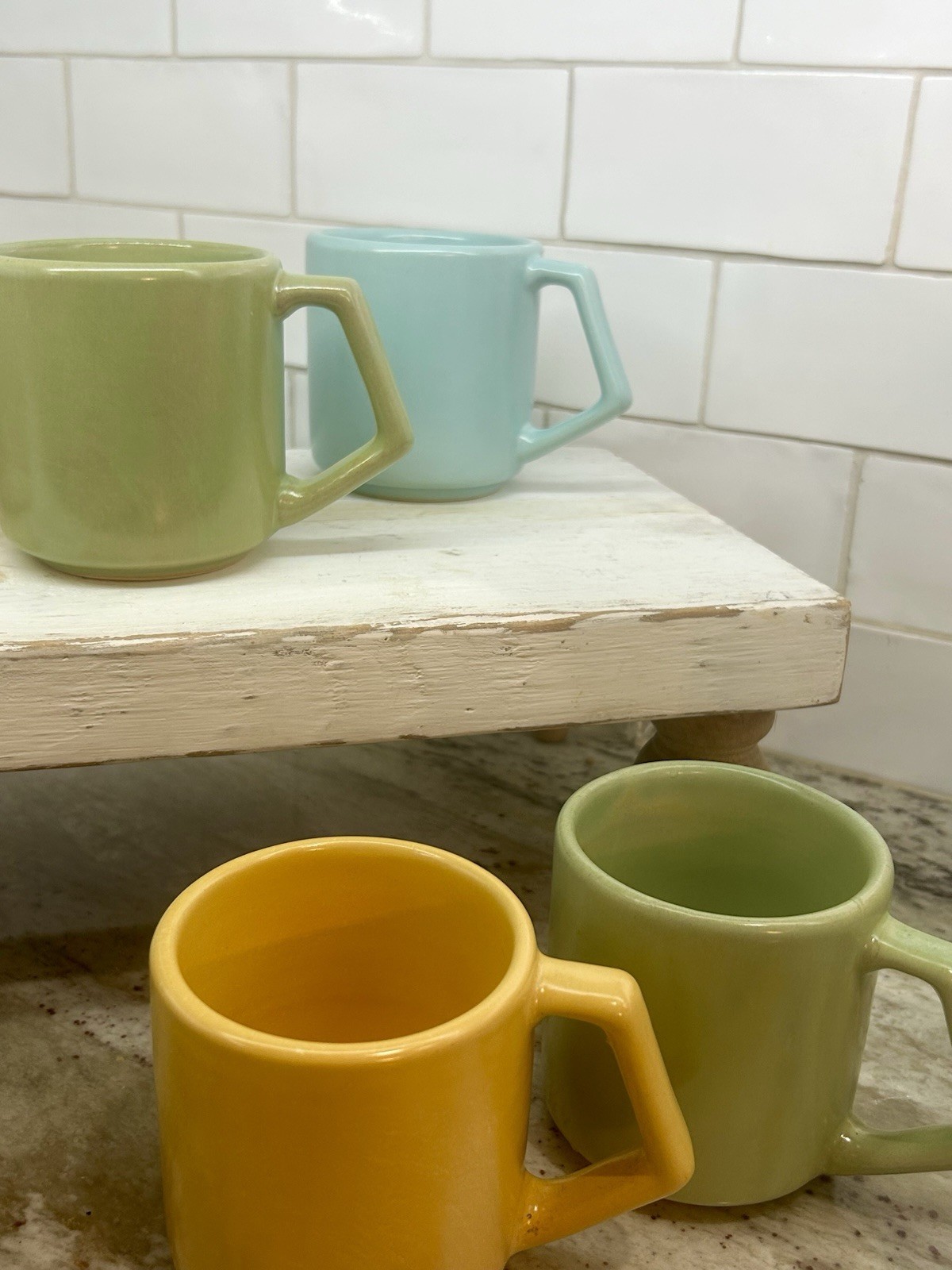 8 Vintage La Solana Pottery Cups