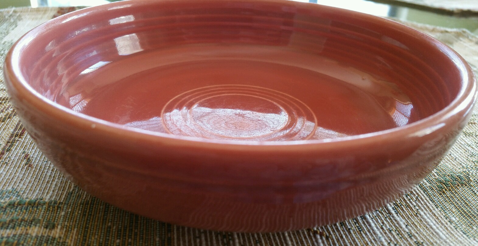 VINTAGE FIESTA 50’S ROSE 6″ DESSERT BOWL RARE 1950-1959 MINT CONDITION