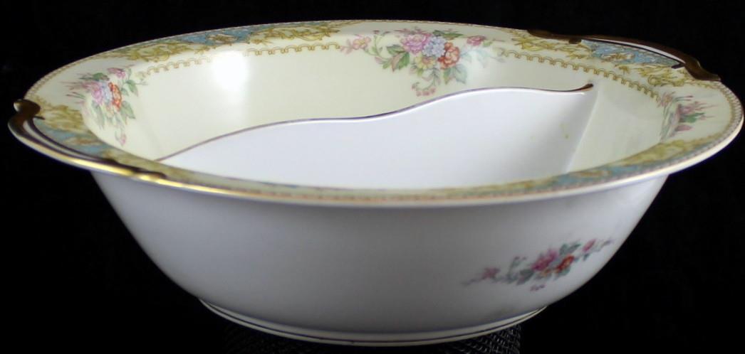 Noritake Phoebe Round Divided Vegetable Bowl 659