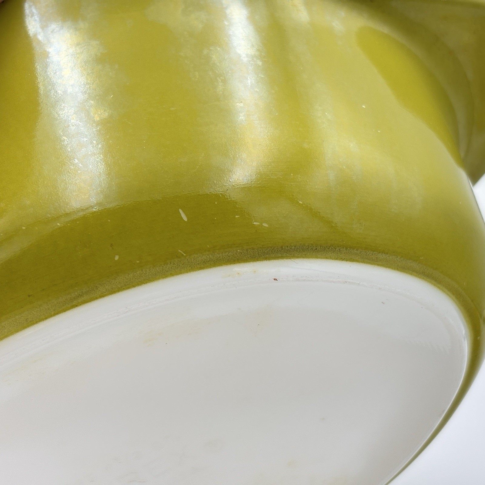 Vtg. PYREX Verde Olive Green 1-1/2 Qt. Oval Casserole Dish W/ Lid 043 Ovenware