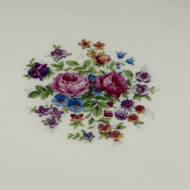 Victoria China Czechoslovakia Oval Serving Platters VIT205 Vintage Set Of 2