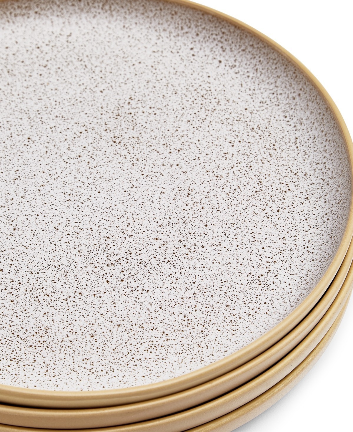 Oake Clay Dinner Plates Solid and Speckled Glaze 10”
