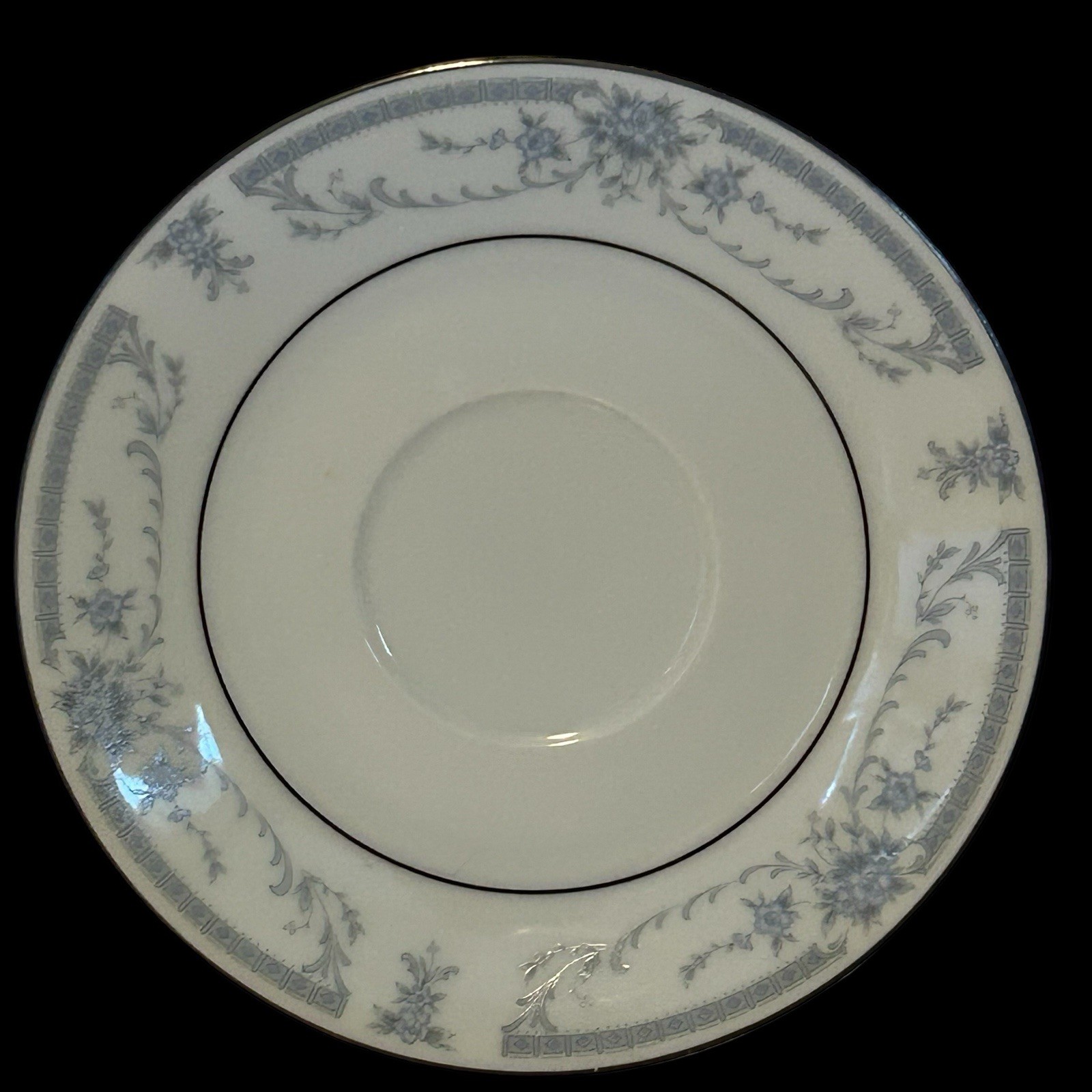 Vintage 1985 Sheffield Blue Whisper Porcelain Cup Saucer And Dessert Plate Japan