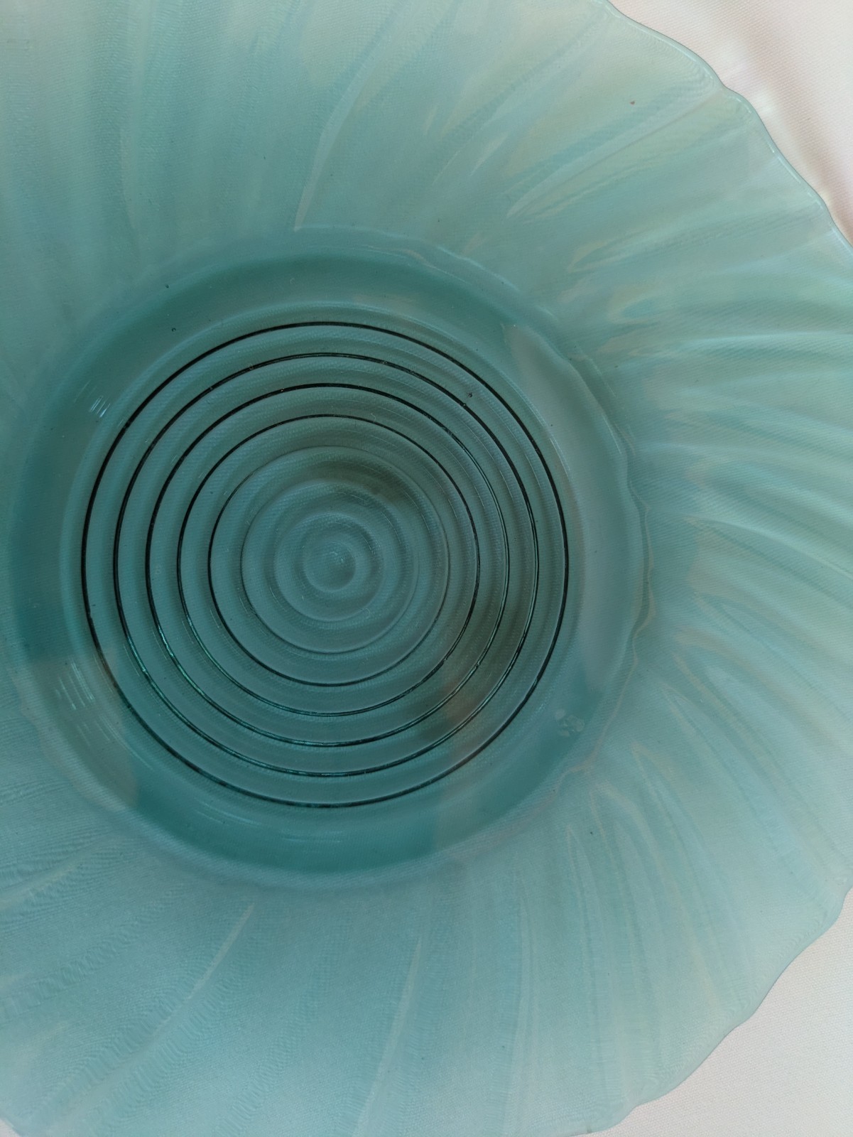 Jeannette Ultramarine Swirl 6.5 in.- 3 Dessert Plates