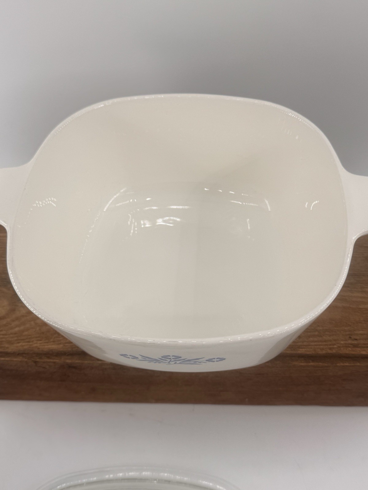 3 VTG Corning Ware Blue Cornflower Casserole Dishes with Lids Bakeware Kitchen