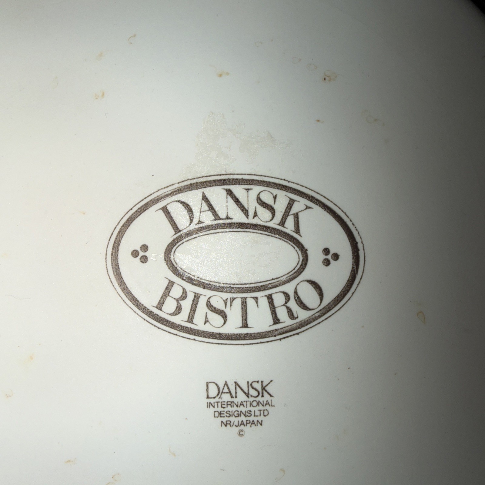 2 Dansk Bistro Christianshavn Blue Dinner Plates Portugal 10 3/8″