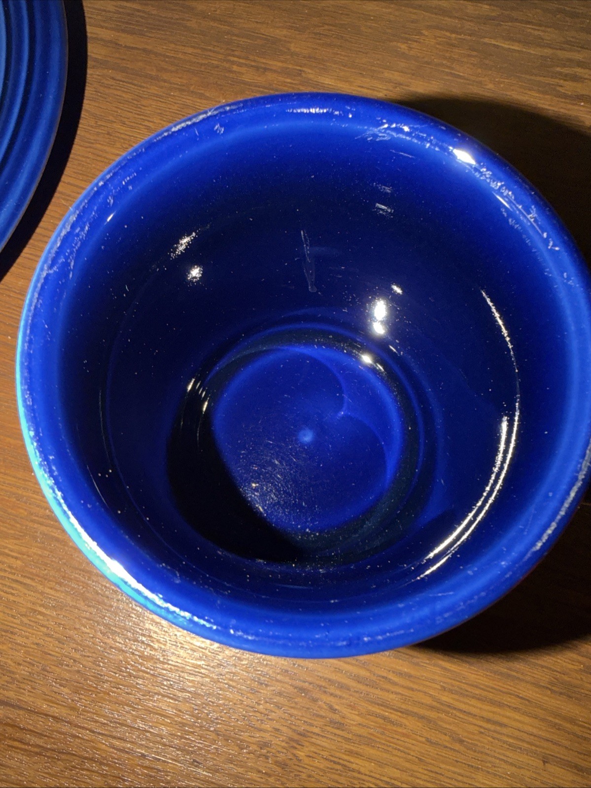 FIESTAWARE Dark Cobalt Blue 10 1/2” Plate &Coffee Mug, Cup HLC USA