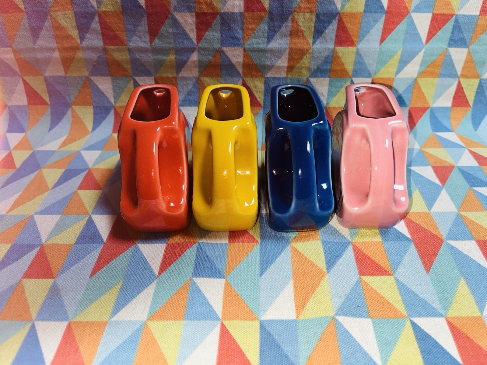 FIESTAWARE MINI DISK PITCHER creamer SET OF 4 NEW FIESTA 5 OZ. disc SHIPS FREE!