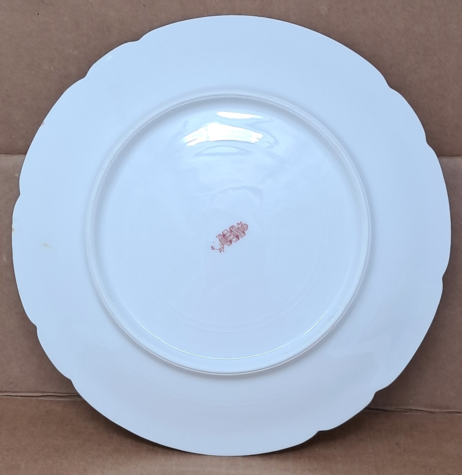 Limoges France LDBC 9″ plate Lanternier handpainted Pink & Blue Florals