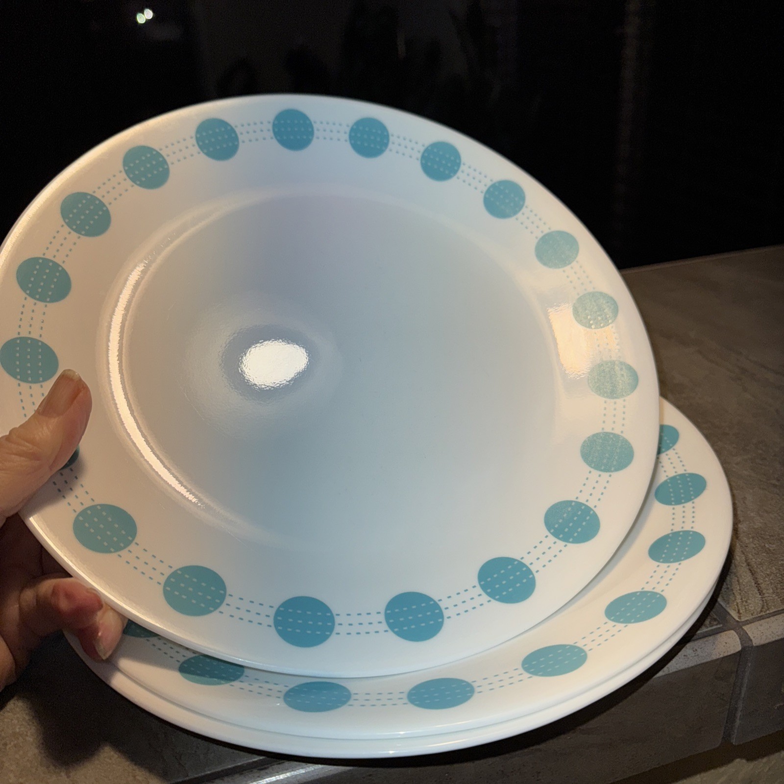 CORELLE SOUTH BEACH DINNER PLATES 10 1/4″ (3)