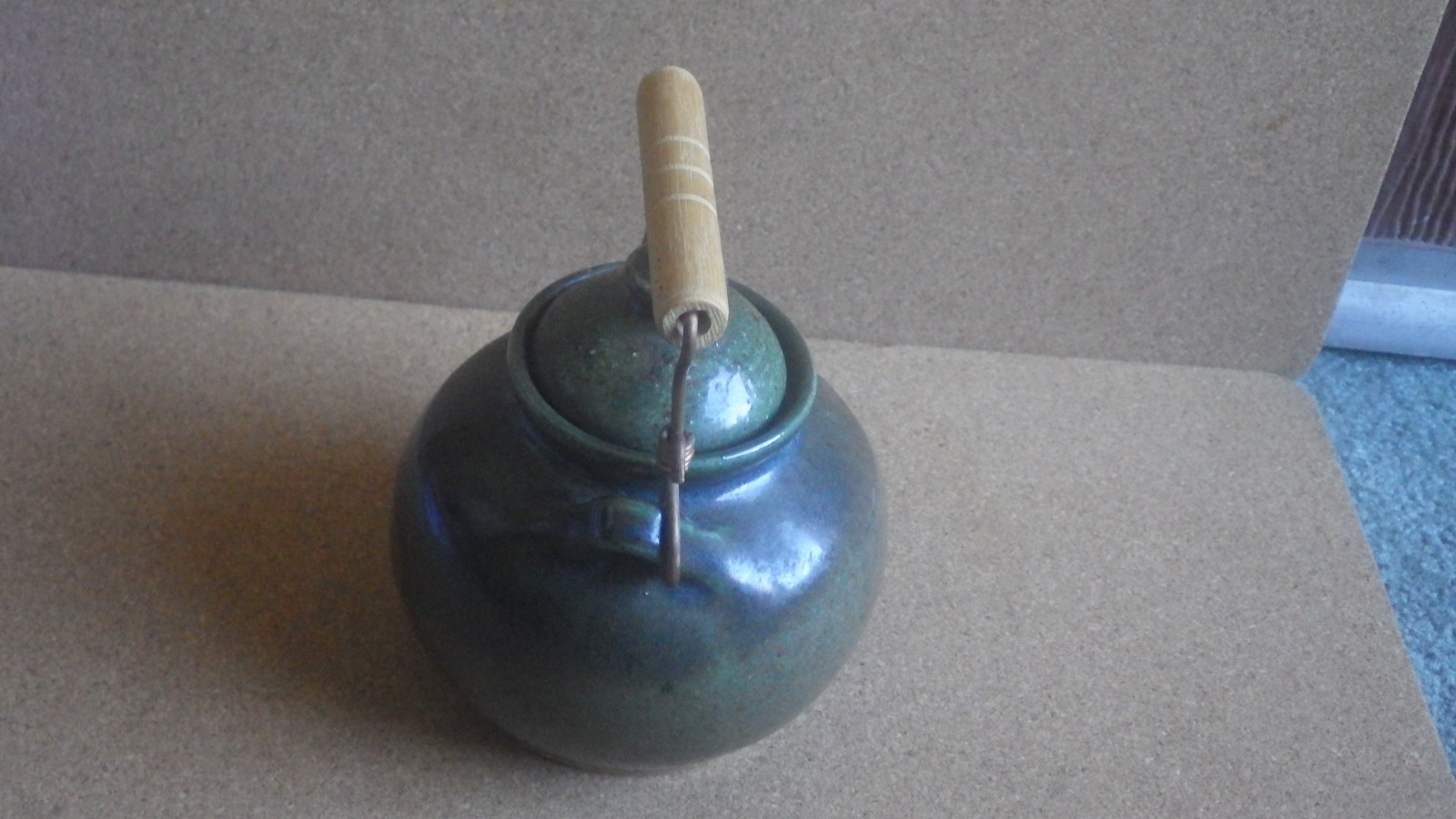 2010 JUGTOWN POTTERY B OWEN BMO TEAPOT SEAGROVE NORTH CAROLINA