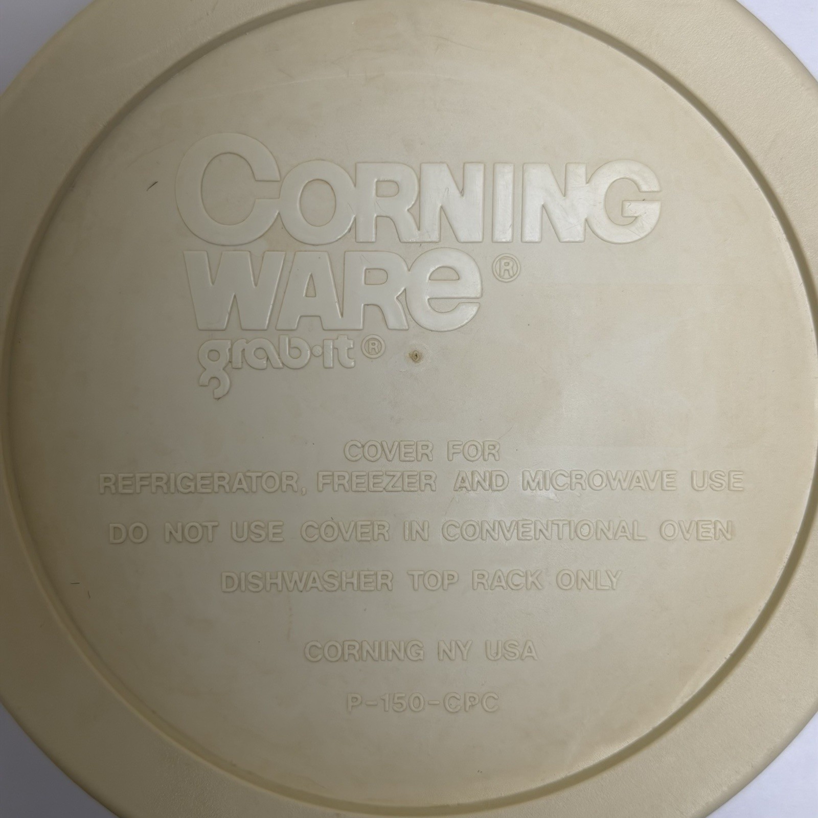 Vtg Corning Ware 15oz Grab It P-150-B Bowl w/Lid Microwave Fridge Freezer Safe