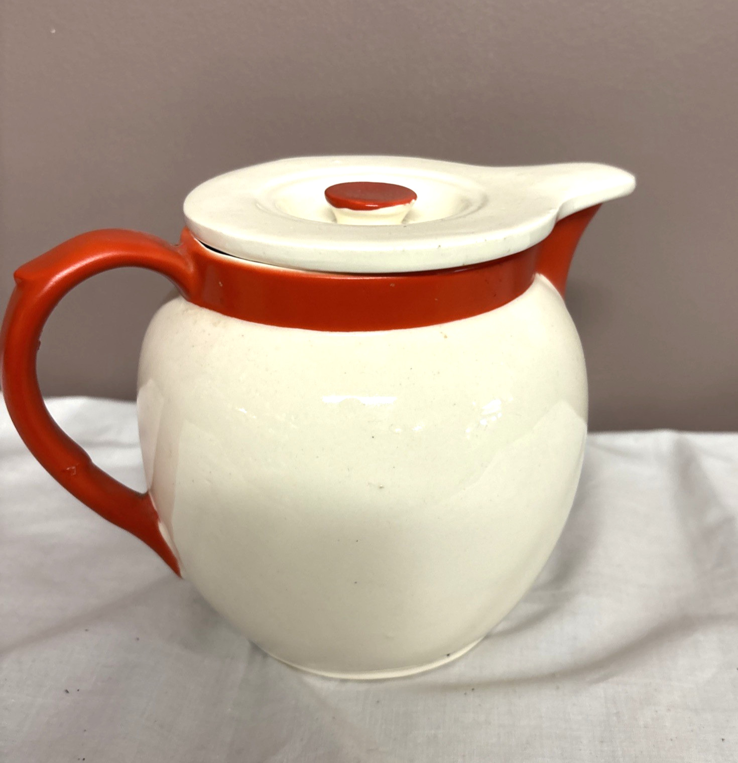 Vintage Royal Crown Ceramic Pitcher w/Lid – Germany