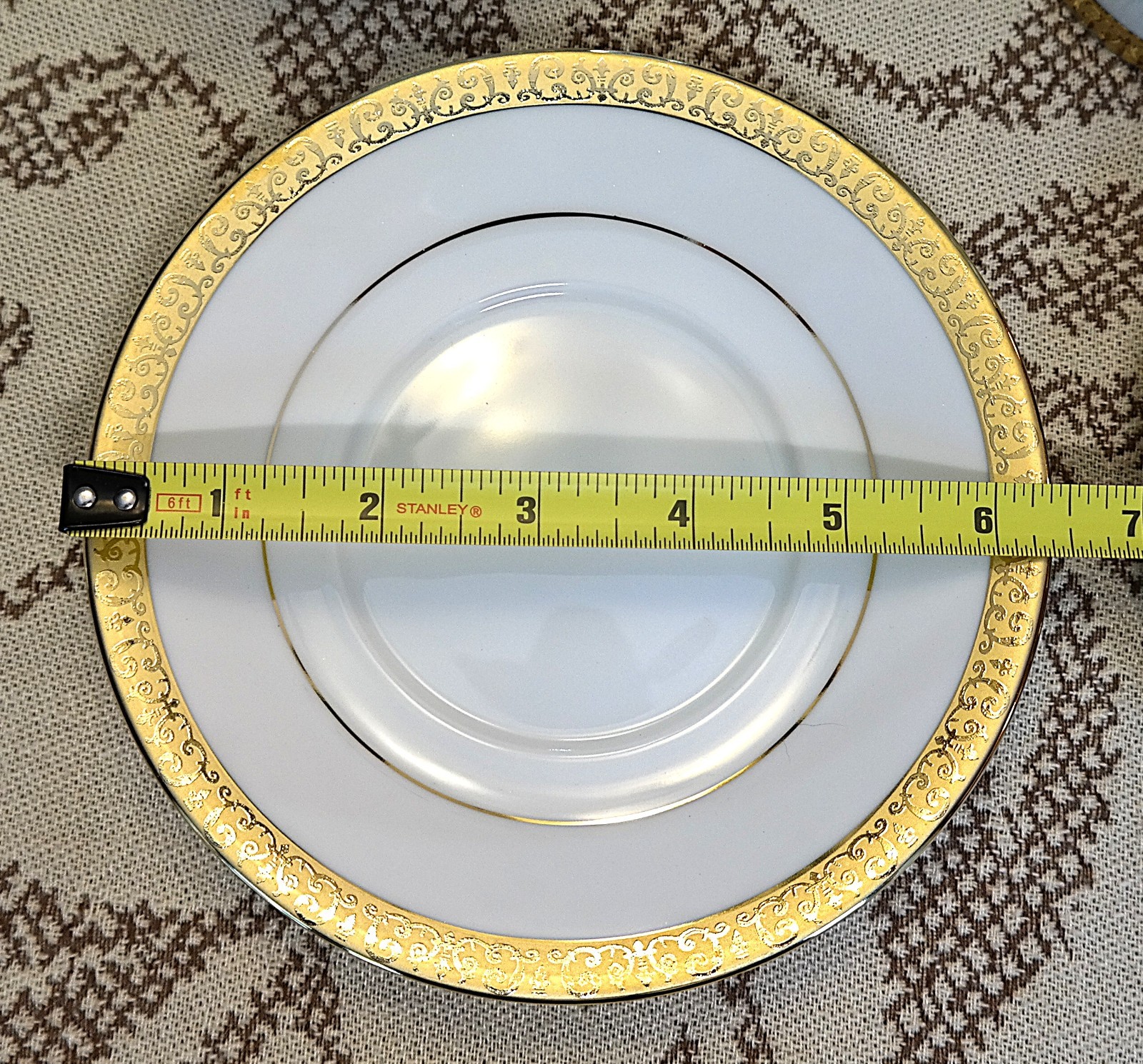 *Set of 6* Royal GOLD BUFFET Cups & Saucers Vintage EUC 1991 [30 available]
