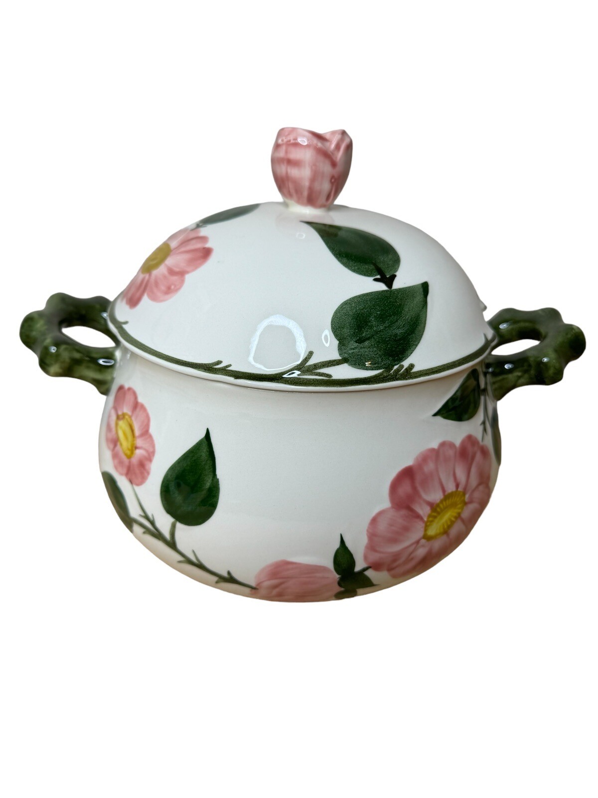 Villeroy & Boch Wild Rose Tureen Serving Soup Bowl with Lid 8 1/8 in x 7 1/8 in