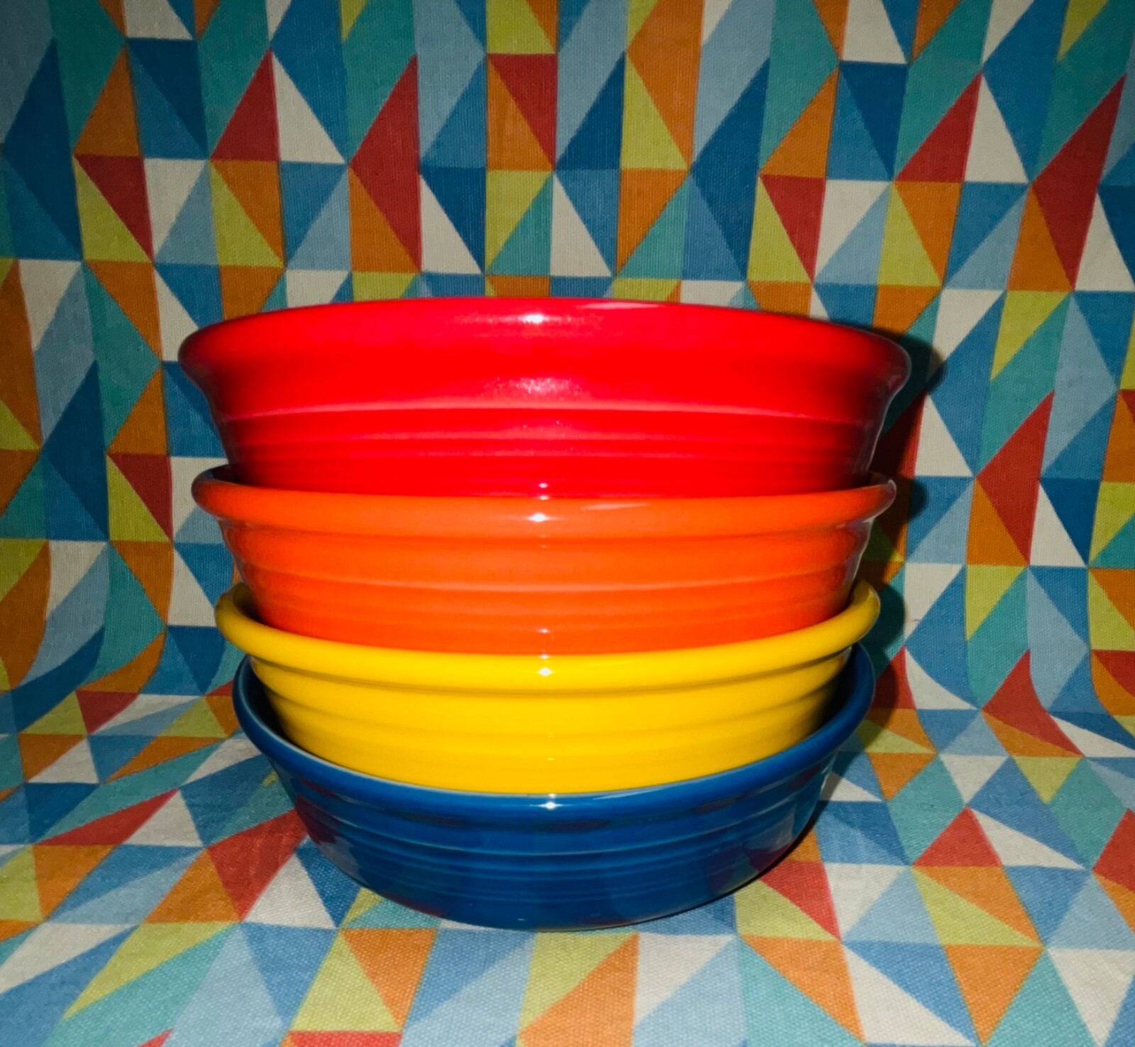 NEW mix set 4 FIESTA small cereal fruit BOWLS FIESTAWARE 14 oz Free Shipping
