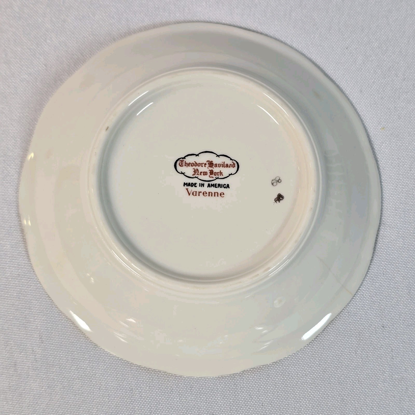 6 Theodore Haviland Varenne USA 5 in Small Dessert Fruit Bowls Tiny Roses chip*