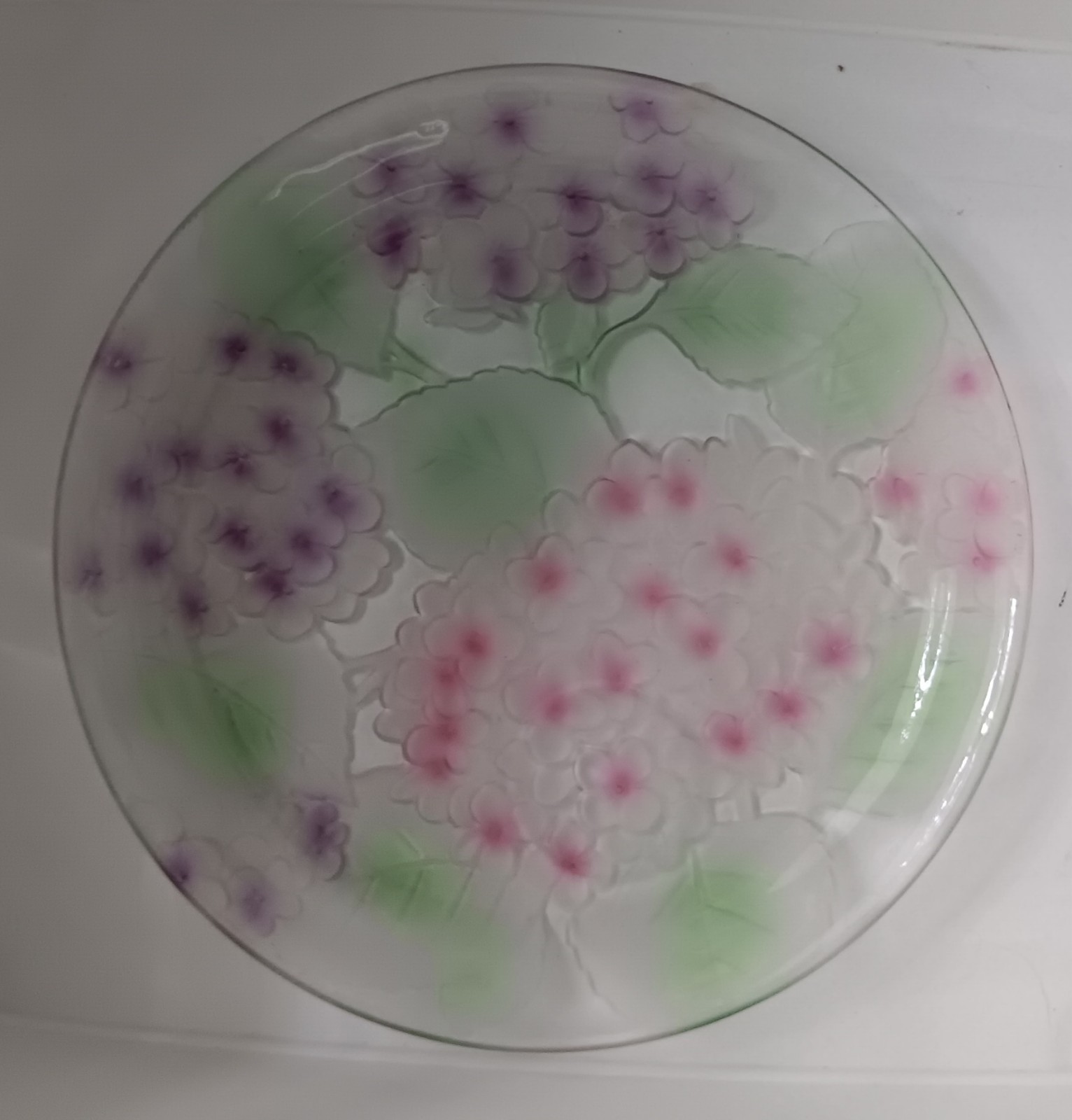 KIG Indonesia Hydrangea Plates Set Of 4