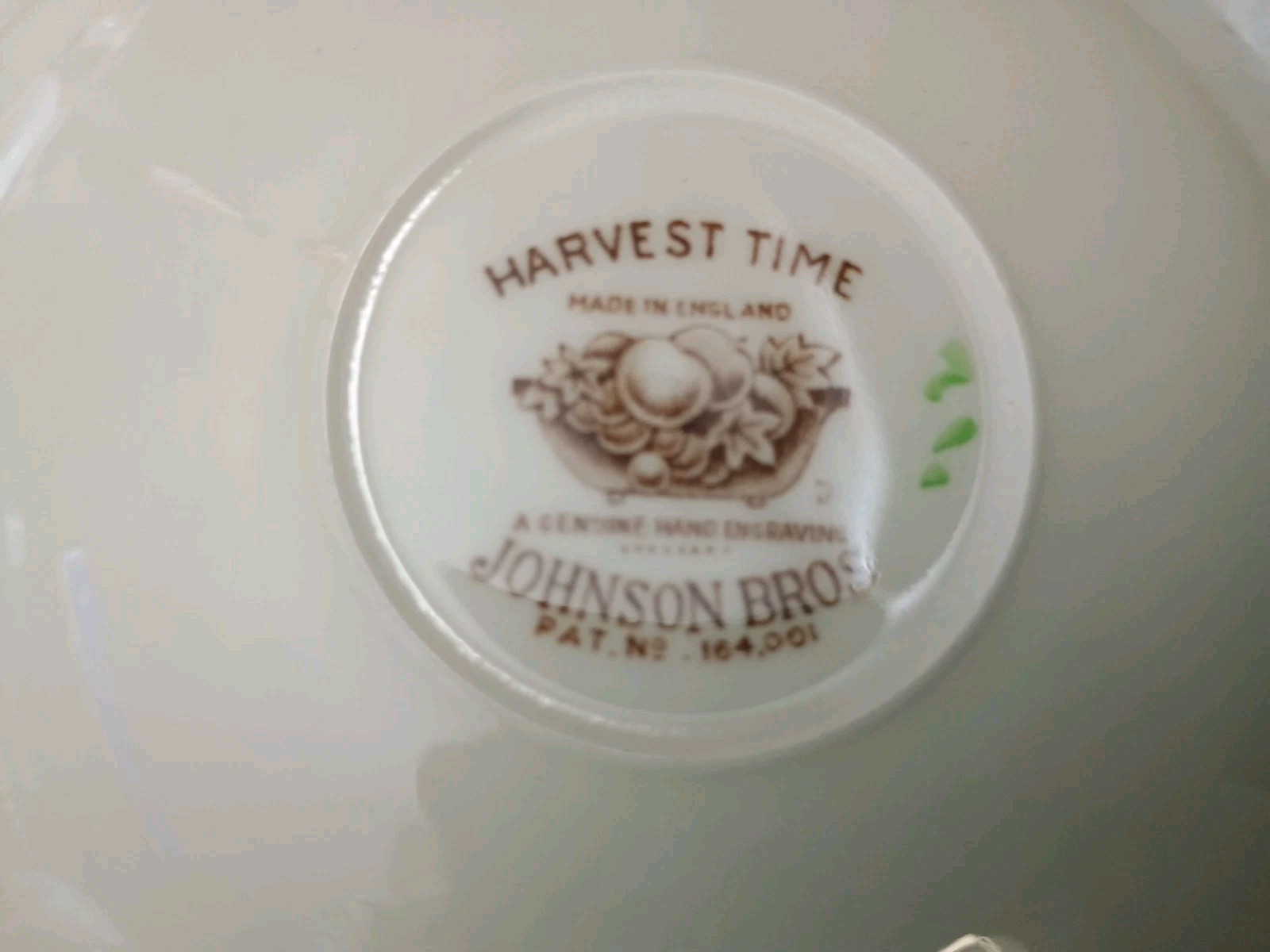 2 Tea Cups & Saucers By Johnson Bros England Harvest Time