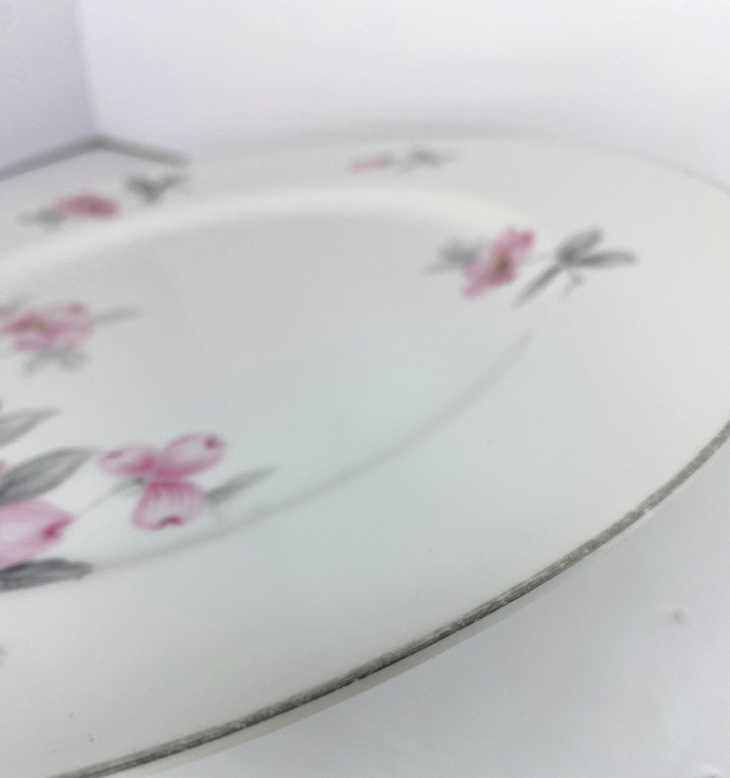 Harmony House “Dogwood” by Seyei Bone China Plates. Japan. Vtg.