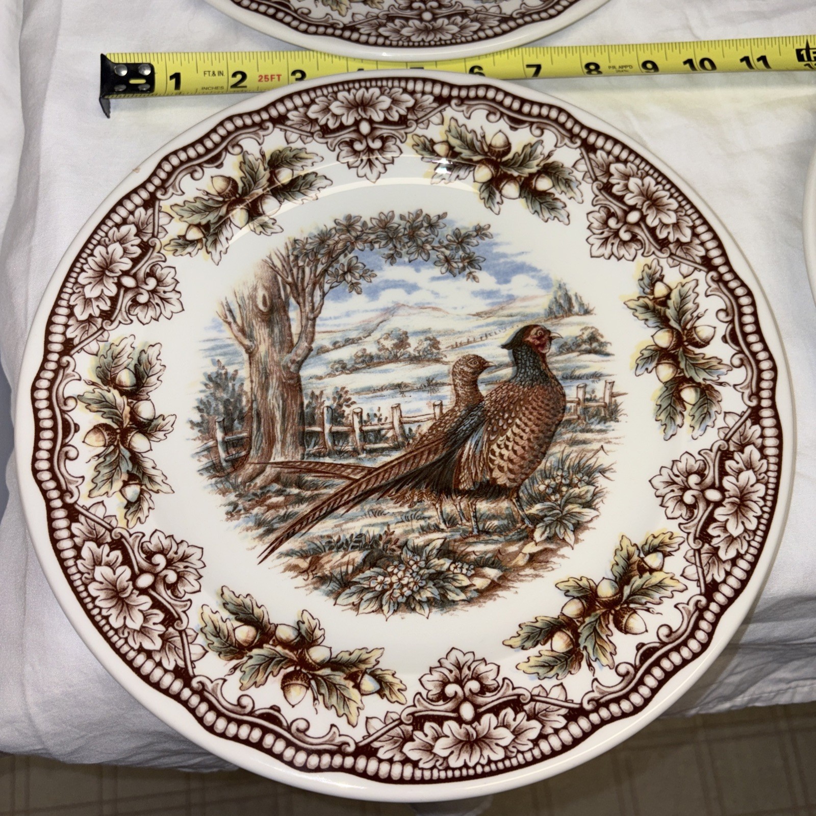 Royal Stafford English Pottery Thanksgiving Pheasant Dinner Plate VGC