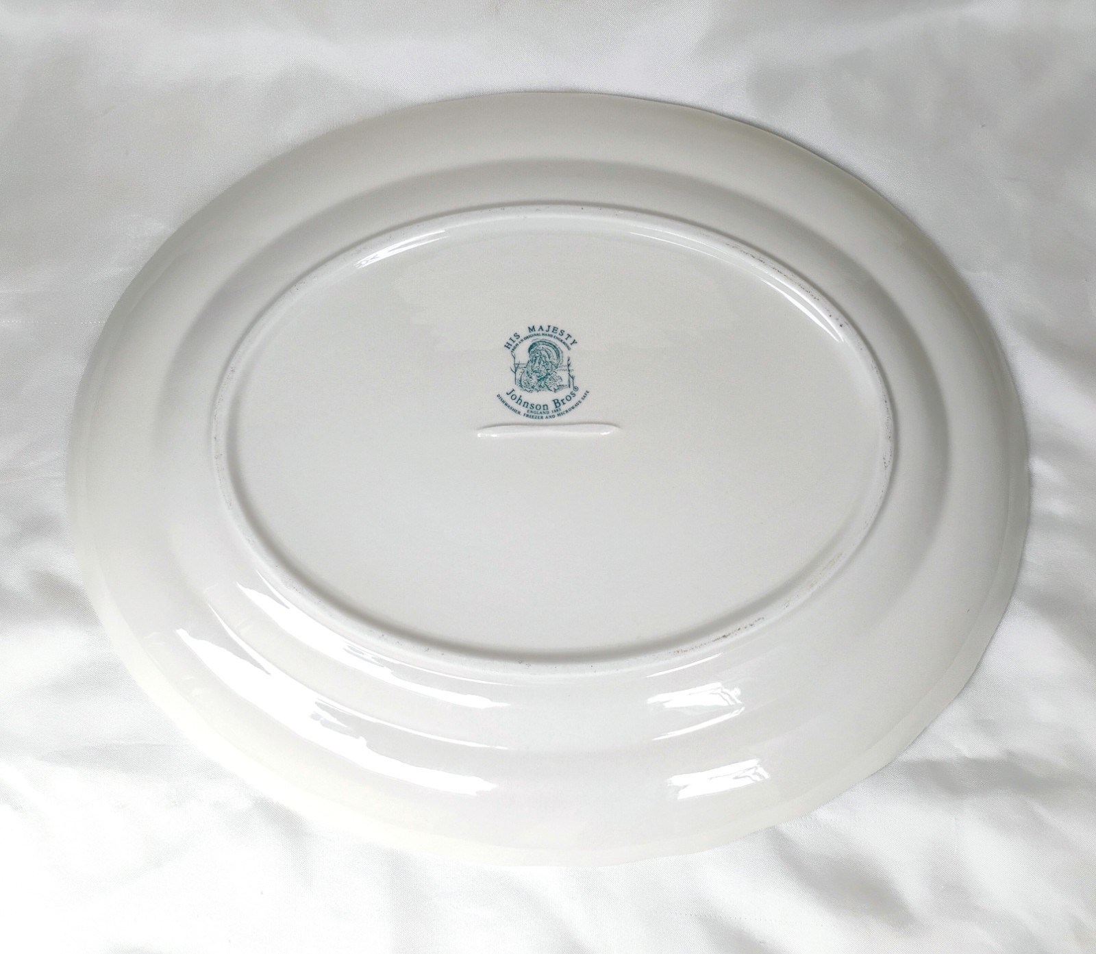 Johnson Brothers Bros HIS MAJESTY Large Turkey Platter Thanksgiving 15.5″ x 13″