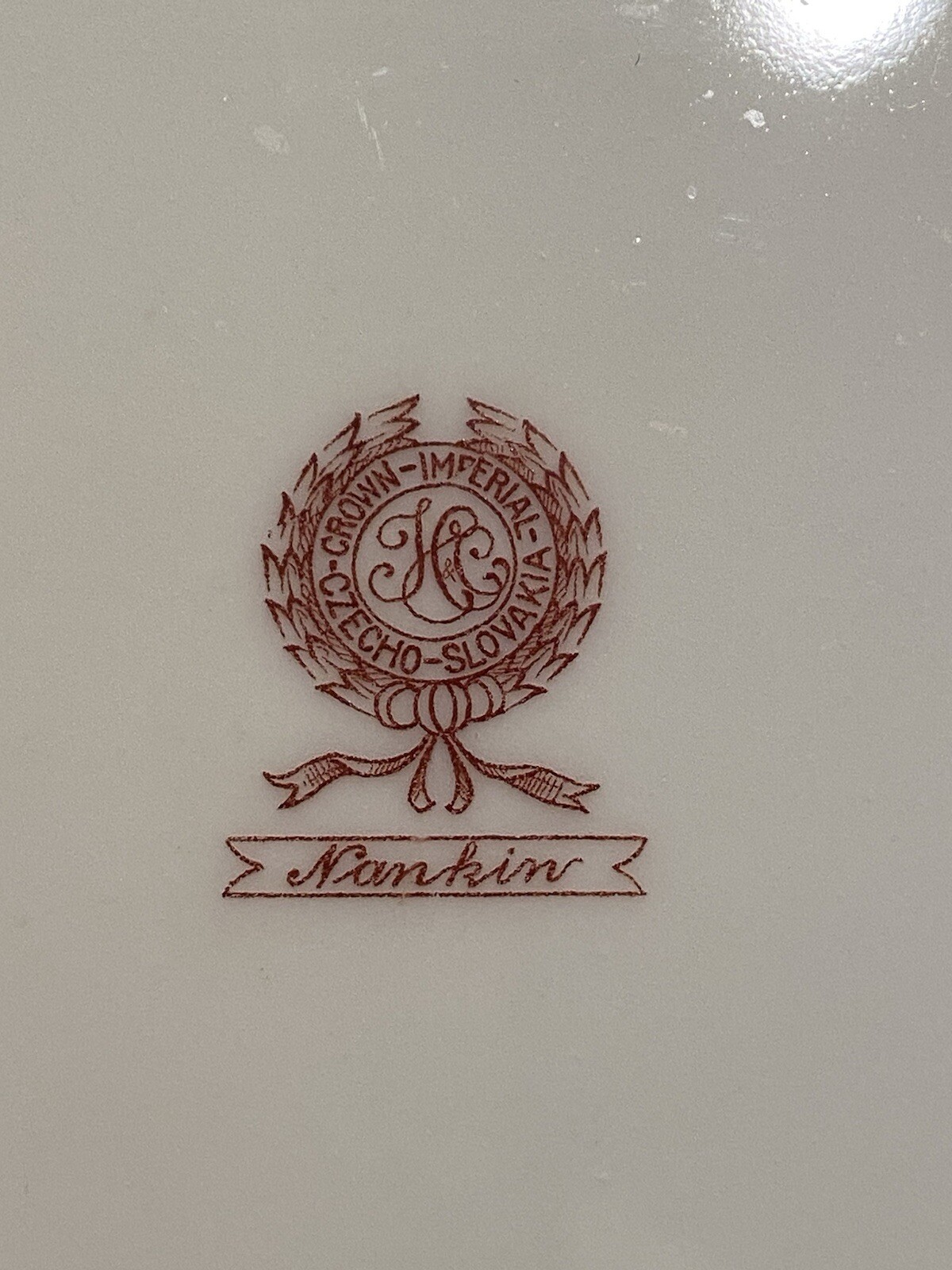 4 Crown Imperial Nankin Luncheon Plates