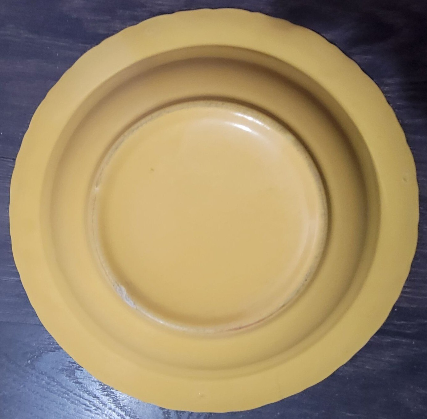 FRANCISCAN Yellow Coronado Fiesta Swirl Vintage Serving Bowl 9.5×3 Inches
