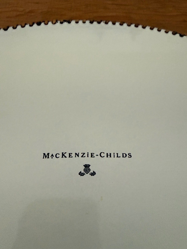 Mackenzie Childs serving platter 11 x 15