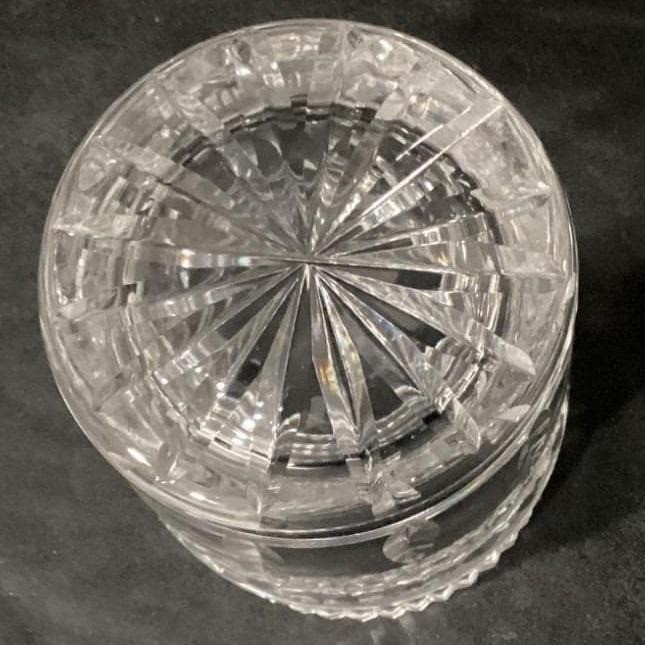 Waterford Crystal Alana Preserve Condiment Jar with Lid 4.25″